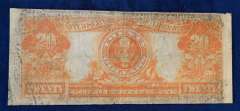 1922 Gold Twenty Dollar Gold Certificate