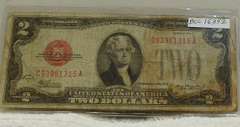 1928-D $2.00 US Note, red seal, circ