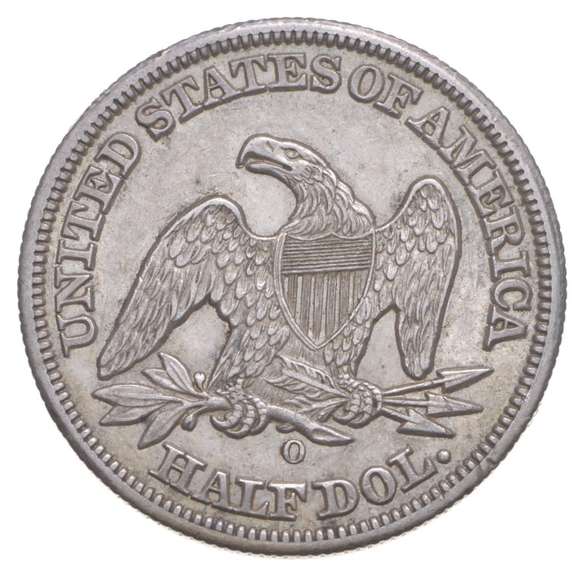 1855-O Seated Liberty Half Dollar