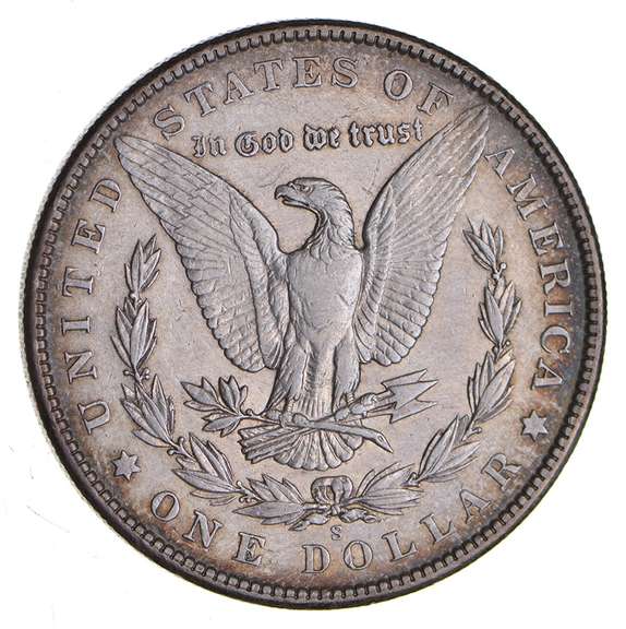 1904-S Morgan Silver Dollar - Cleaned - Circulated