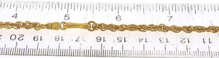 Popular 22kt Rope Chain Necklace