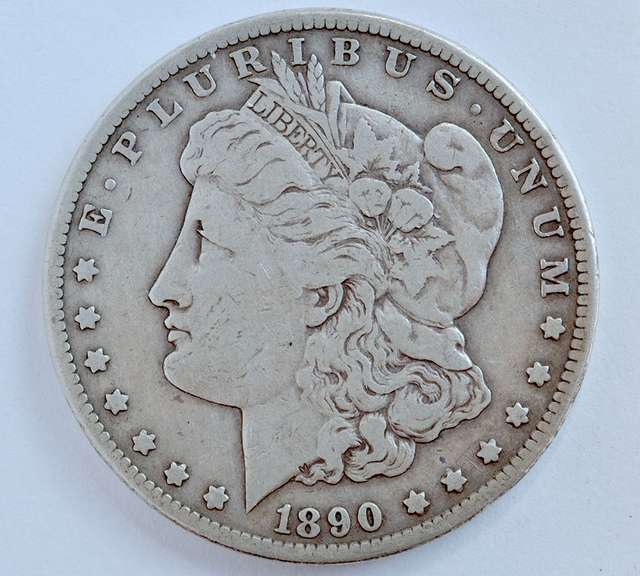 1890-CC Morgan Dollar, Circ