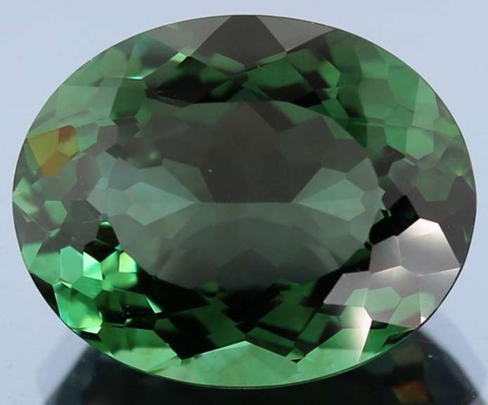 Flawless 30.80ct AAA created green Amethyst
