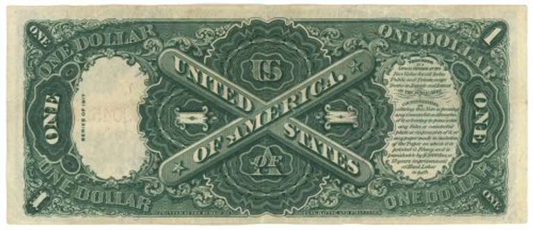 Very nice 1917 Series Large Size $1 Legal Tender note