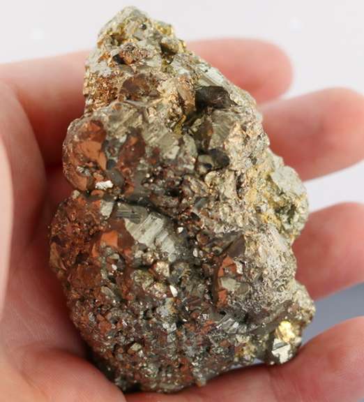 Large multi-crystal 1,290.5ct naturally entwined Pyrite