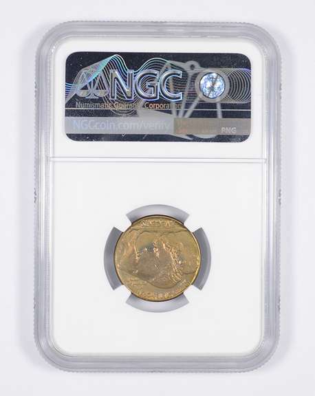 MS65 1919-S Indian Head Buffalo Nickel - RAINBOW TONED - Graded NGC