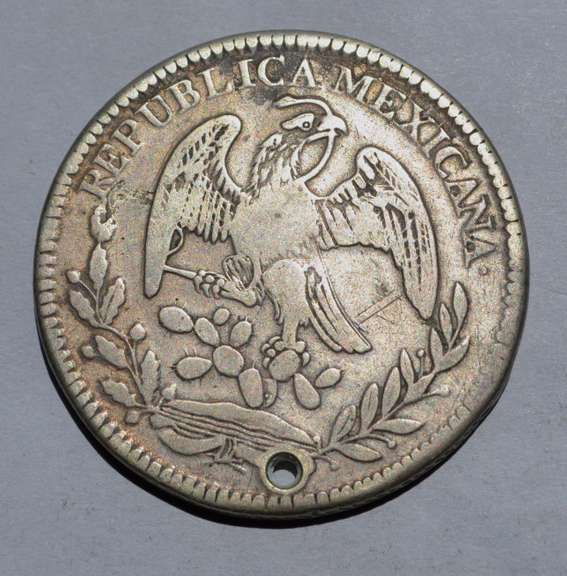 Mexico 1846 Chihuahua Cap And Rays 8 Reales