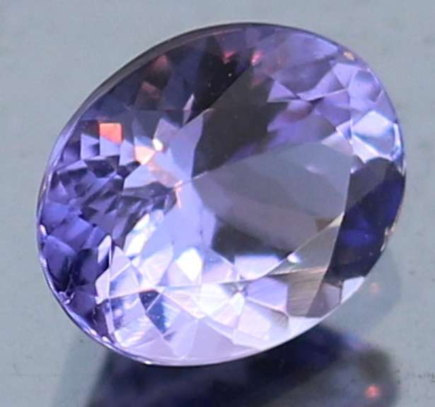Vivid 1.37ct violet blue Tanzanite