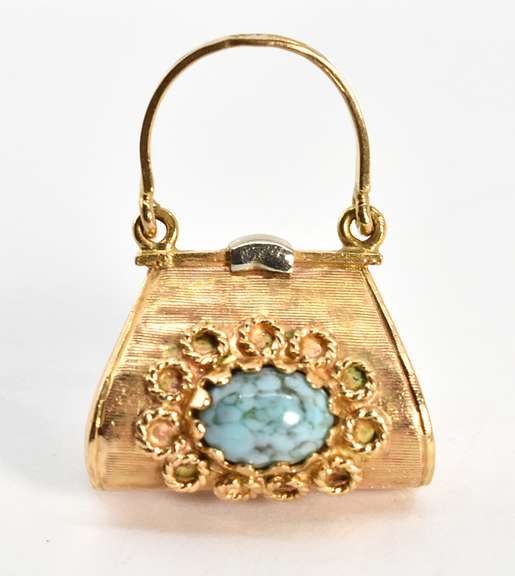 Fun 18k Pocketbook Charm