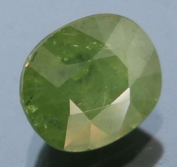 Super rare rich green 4.32ct untreated Demantoid garnet