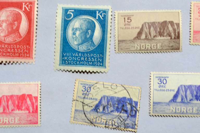 Sweden and Norway Stamp Lot