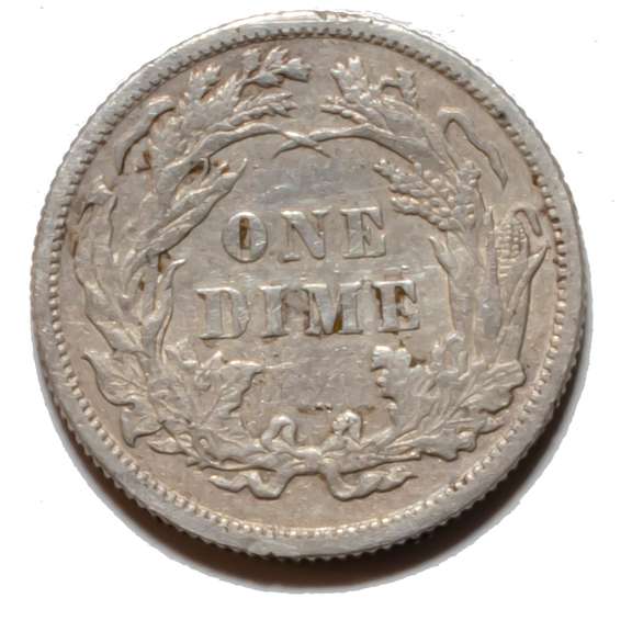 1887 Seated Dime
