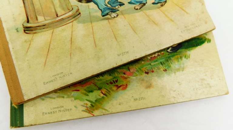 2 Antique Ernest Nister Children's Books