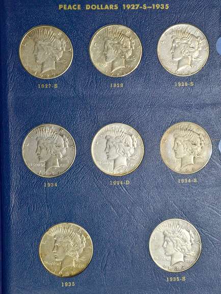 Full Peace Dollar Set