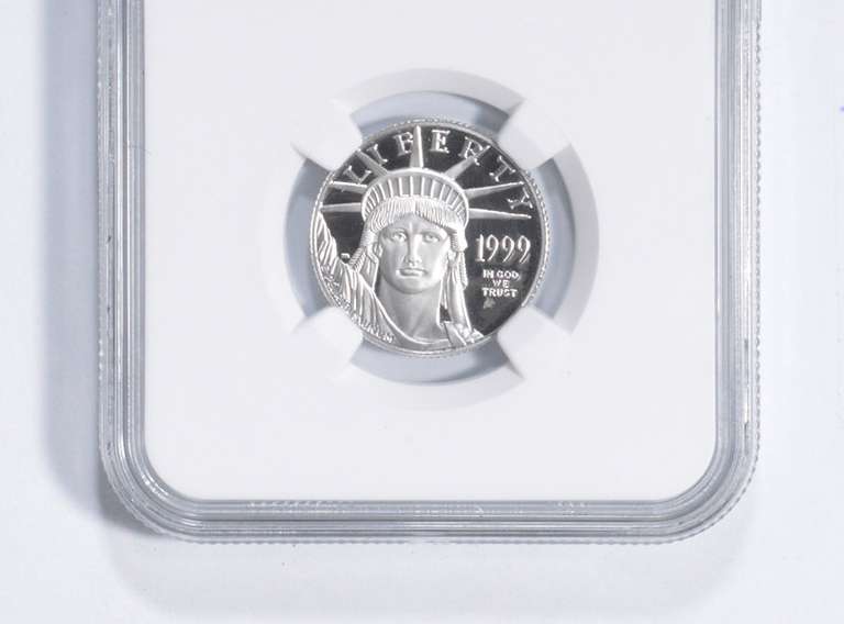 PF70 UCAM 1999-W $25 American Platinum Eagle - 1/4 Oz Platinum - NGC