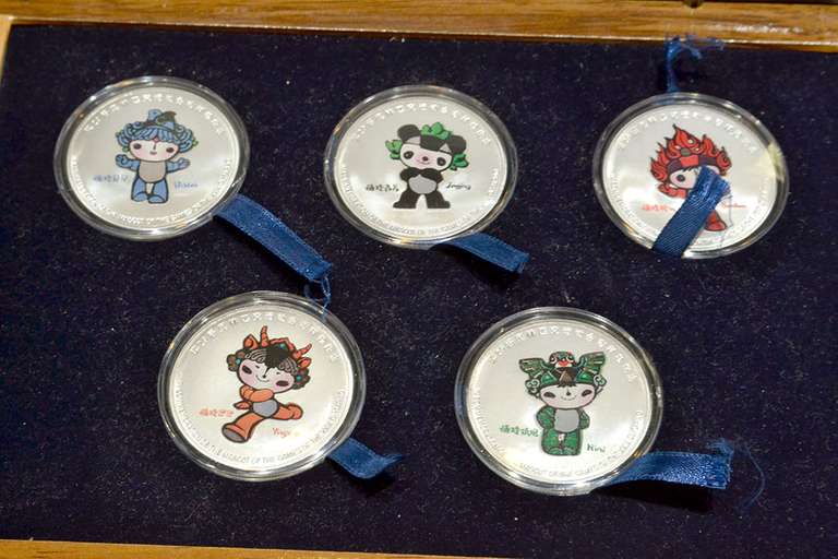 2008 Bejing Olympic Character 1oz Coins
