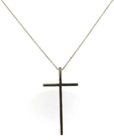 Tiffany & Co Cross Pendant on Chain