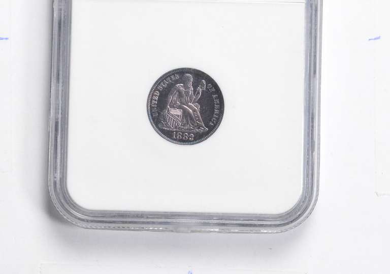 PF66 1882 Seated Liberty Dime - Graded NGC