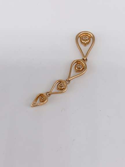 14kt White Gold & Diamond Pendant