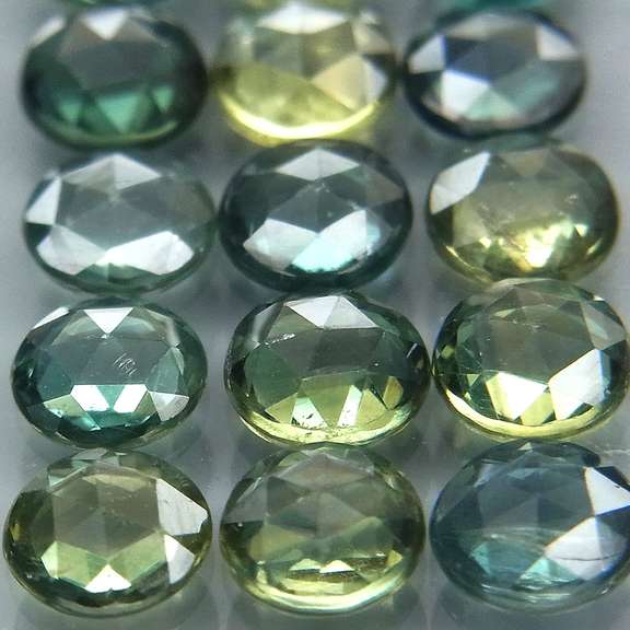 Eye to VS clarity! 3.42ct rose cut Australian Sapphire set