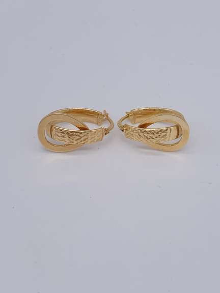 14kt Solid Yellow Gold Hoop Earrings