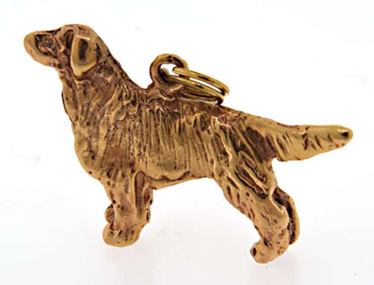 Adorable 14kt Dog Pendant