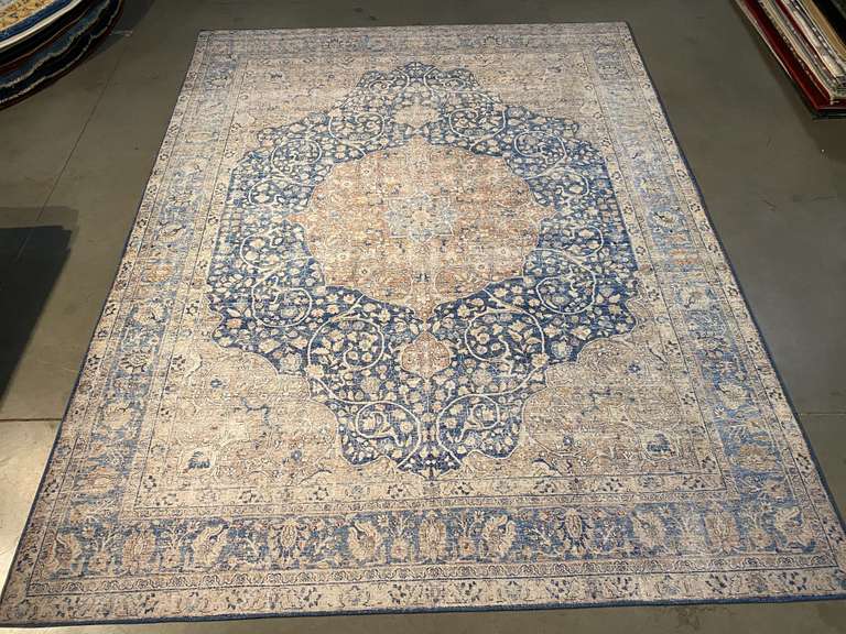 STUNNING ENGINEERED VINTAGE PERSIAN RUG 8x10