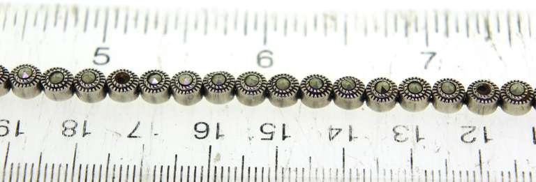 Sterling Silver Marcasite Bracelet