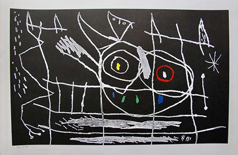 Joan Miro, Couple d’Oiseaux III