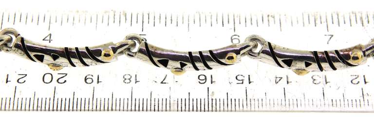 Sterling Silver and 18kt Lisa Jenks Bracelet