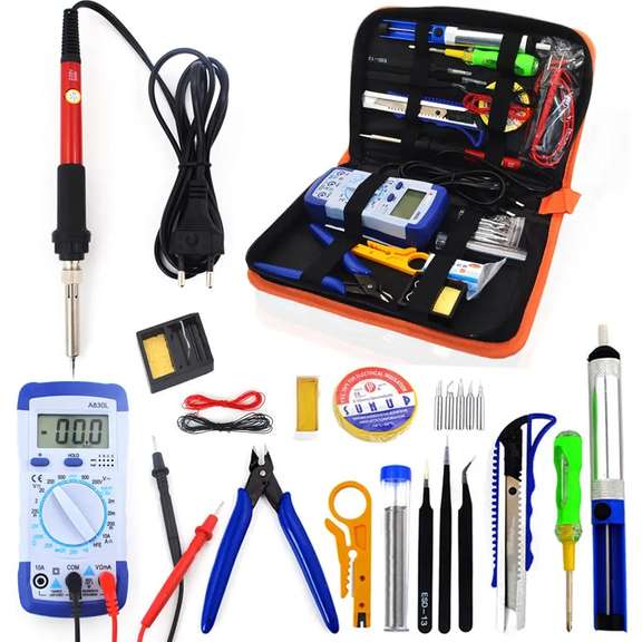 60W 220V 110V adjustable temperature Soldering Iron kit