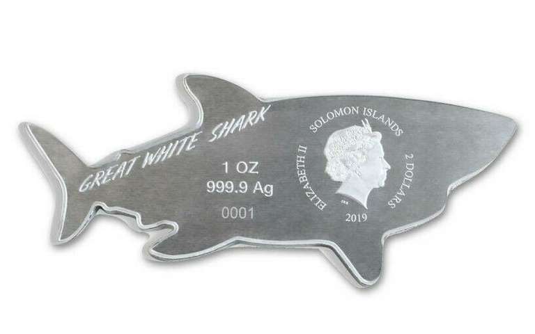 2020 1 OZ Solomon Islands Thrasher Shark By PAMP