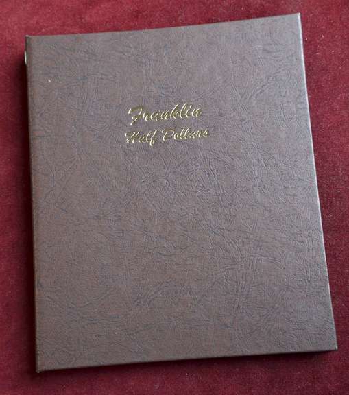 AU/BU Franklin Half Dollar Set, in Dansco Album