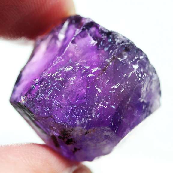Huge! 45.14ct untreated uncut Amethyst
