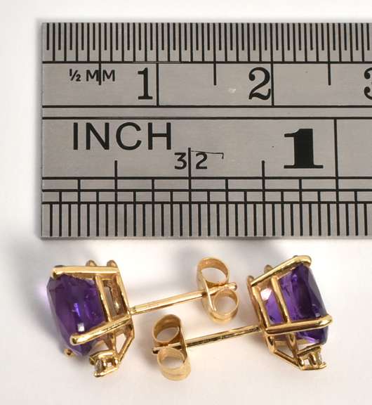 Bright Amethyst Earrings