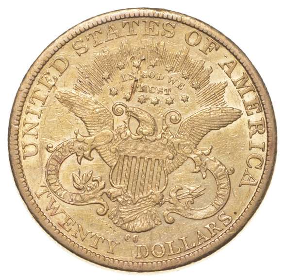 1883-CC $20 Liberty Head Gold Double Eagle