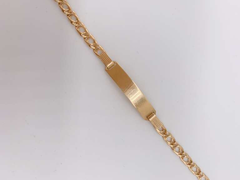 14kt Yellow Gold Chain Bracelet