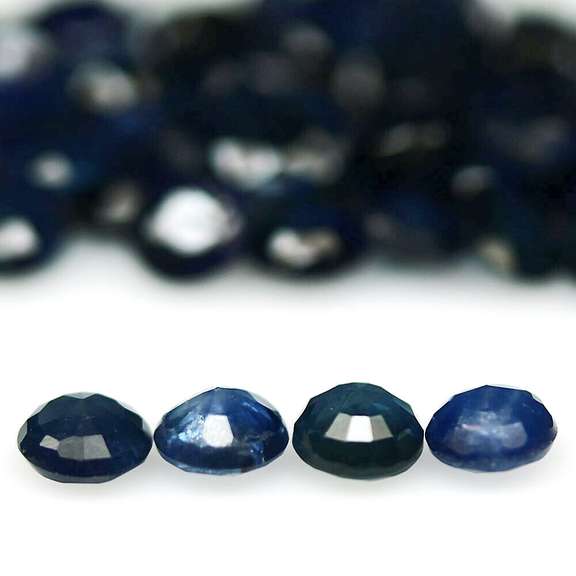 Heated! 13.76ct Royal blue Sapphire set from Madagascar