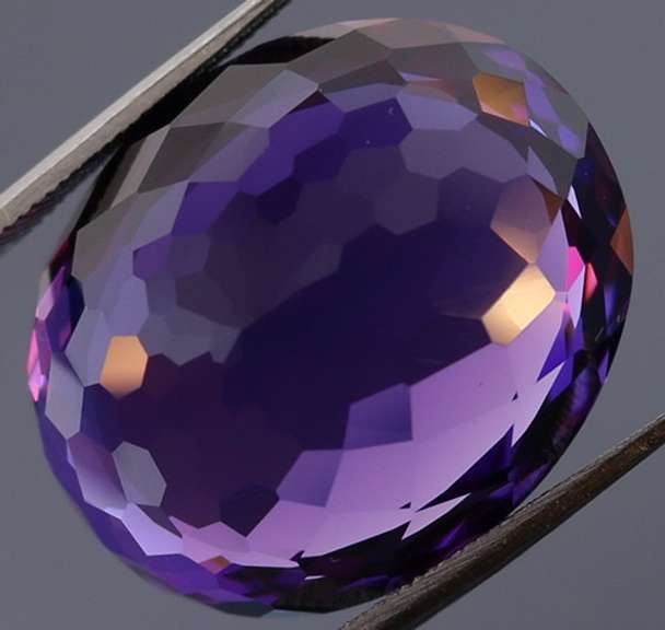 Simply stunning 26.28ct royal purple created Amethyst