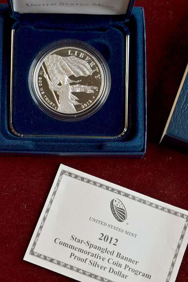 2012 Star Spangled Banner Commem Proof $