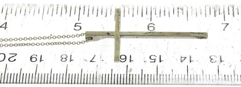 Tiffany & Co Cross Pendant on Chain