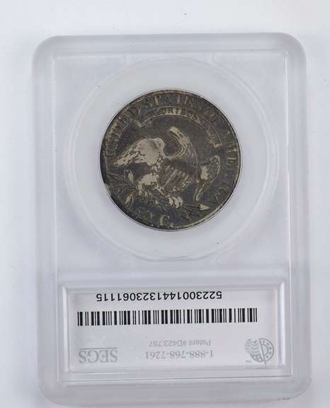 F15 1814 Capped Bust Half Dollar - O-109 - Graded by SEGS