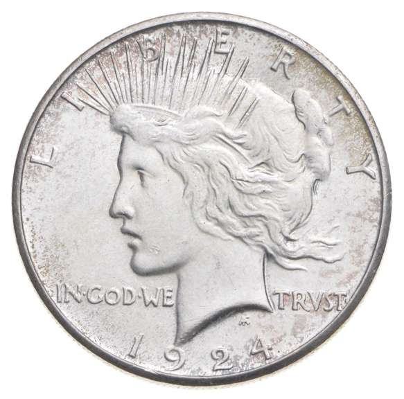 1924-S Peace Silver Dollar