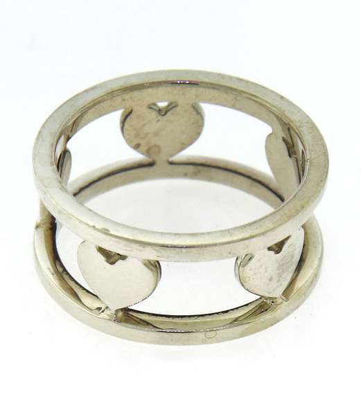 Tiffany & Co Open Heart Stencil Ring