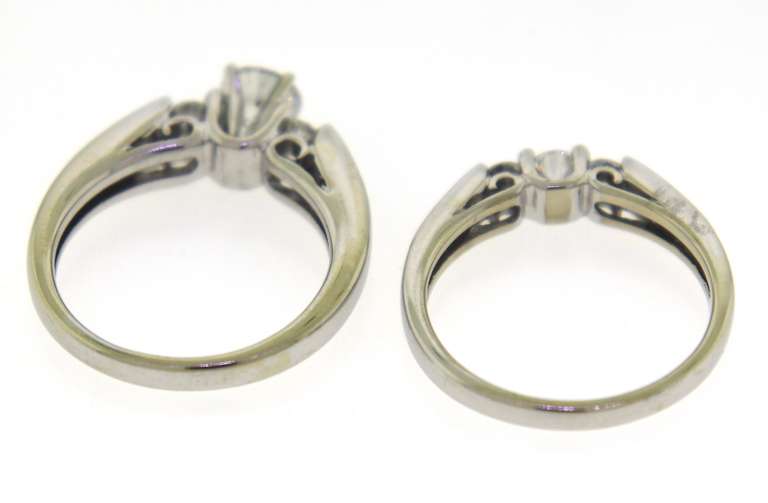 Brilliant white Gold Diamond Wedding Set