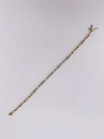 10kt Gold Diamond Bracelet