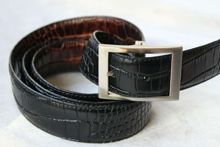 Fine Quality Reversable Leather Belt, Made In Italy