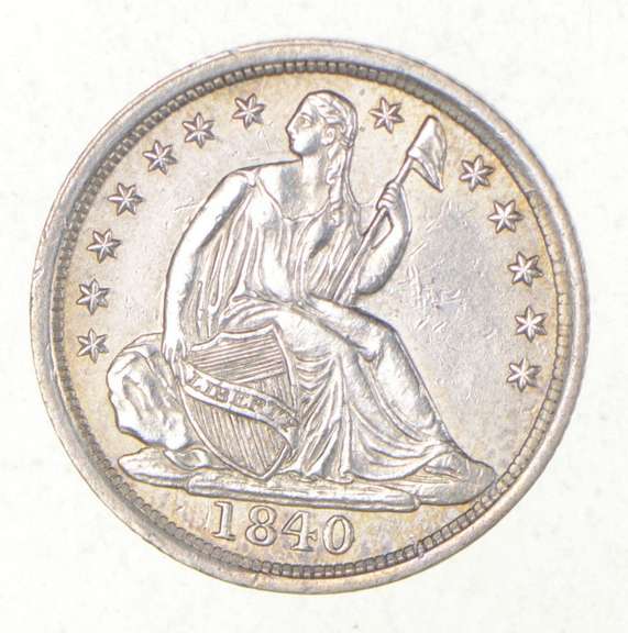 1840 Seated Liberty Half Dime