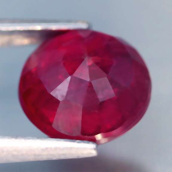 Amazing blood red 1.99ct Ruby solitaire