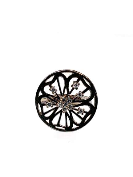 Pretty Sterling Silver Flower Ring